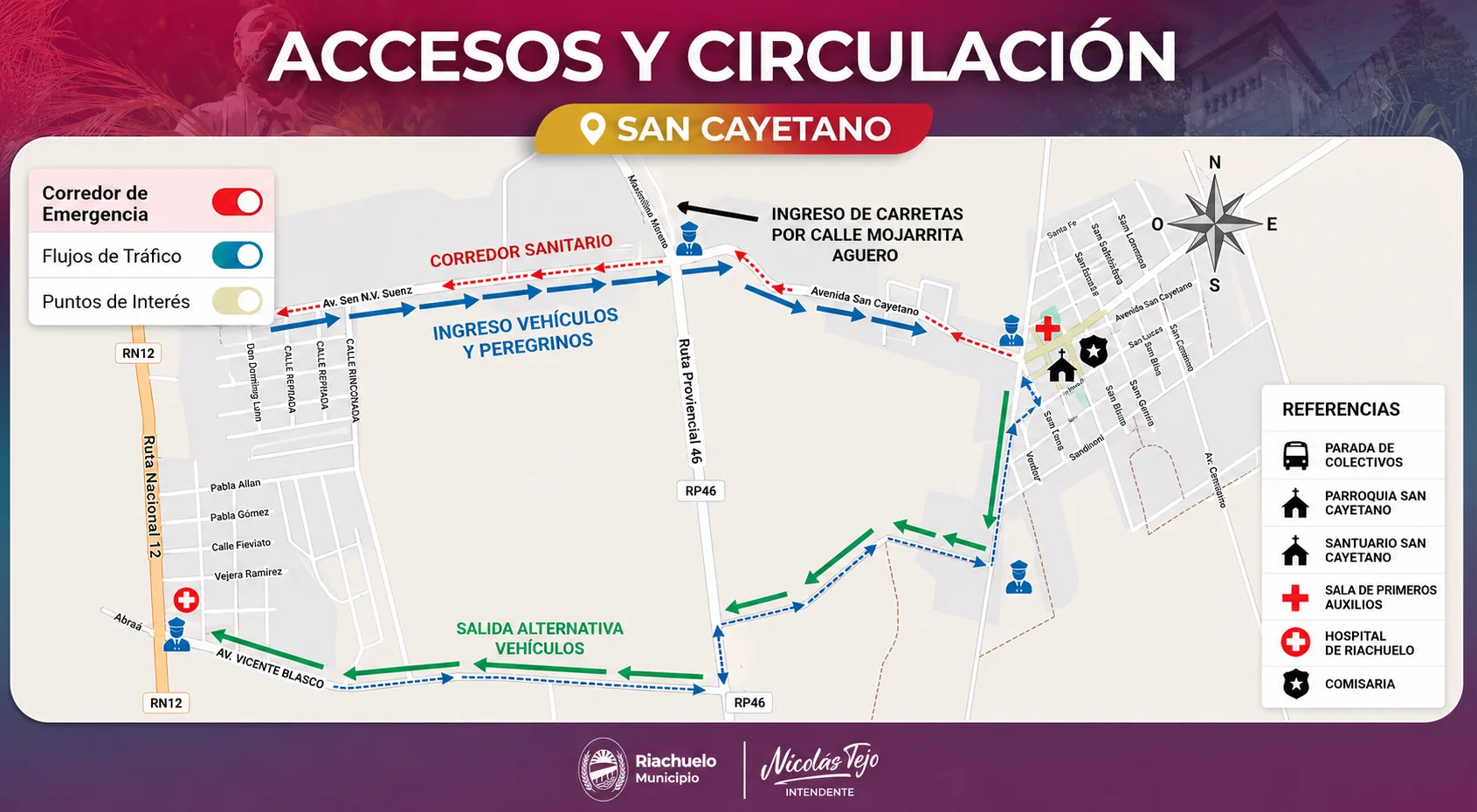 Solicitan respetar las indicaciones de tránsito y seguridad